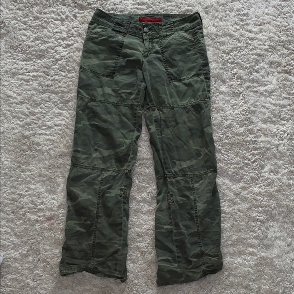camo cargo pants
